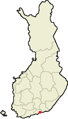 Localisation de Loviisa en Finlande