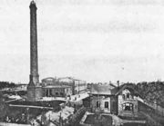 Première usine allemande d’incinération (Hamburg-Hammerbrook), ici, en 1895